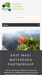 Mobile Screenshot of eastmauiwatershed.org